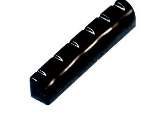 Black Acoustic guitar nut 6 string finger board end 42mm x 6mm x 9mm